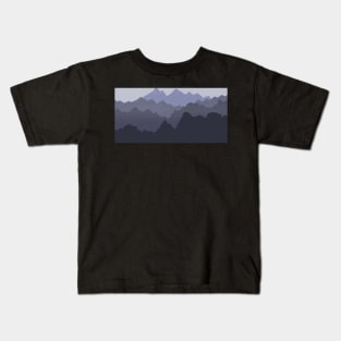 Purple Mountains Kids T-Shirt